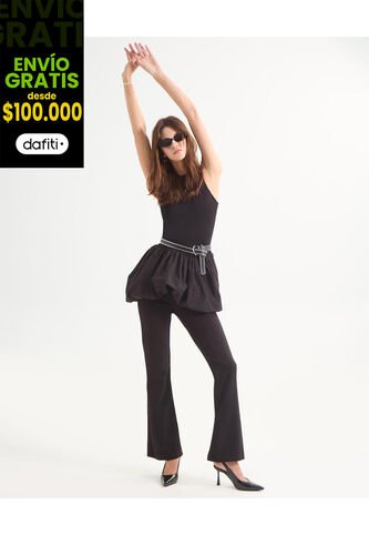 Leggins Para Mujer Largo Color Negro Marca Seven Seven #28230609 Seven Seven