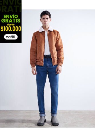 Jean Para Hombre Straight Color Azul  Marca Seven Seven #45160527 Seven Seven