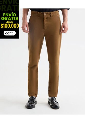 Pantalon Para Hombre Chino Color Cafe Oscuro Marca Seven Seven #45071086 Seven Seven