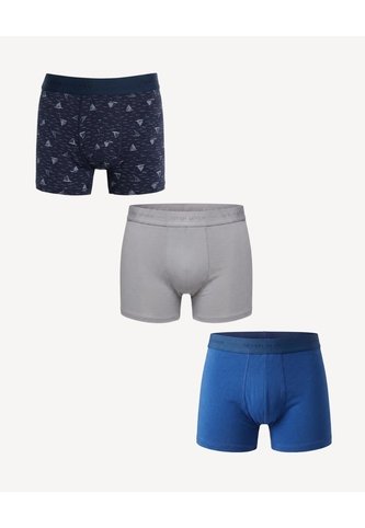 Bóxer Corto Pretina Contraste Pack X3 X3 Para Hombre Surtido Seven Seven Seven Seven