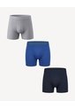 Bóxer Medio Colores Sólidos Pack X3 X3 Para Hombre Surtido Seven Seven de Seven Seven