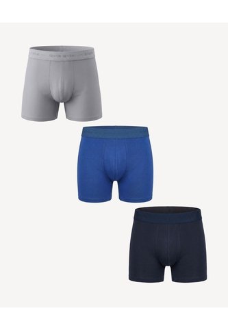 Bóxer Medio Colores Sólidos Pack X3 X3 Para Hombre Surtido Seven Seven Seven Seven