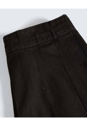 Falda Para Mujer Medio Color Negro Marca Seven Seven #28140916