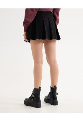 Falda Para Mujer Medio Color Negro Marca Seven Seven #28140916