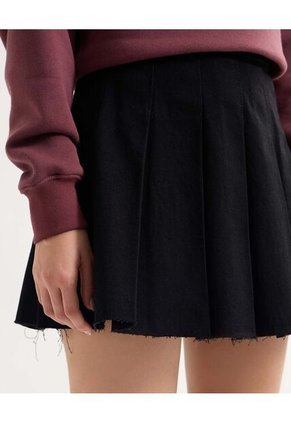 Falda Para Mujer Medio Color Negro Marca Seven Seven #28140916