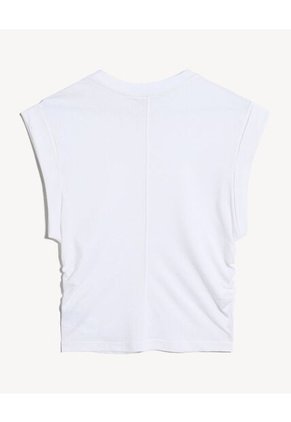 Camiseta Para Mujer Manga Corta Cuello Redondo Color Crudo Marca Seven Seven #28096446