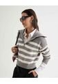 Saco Para Mujer Abierto Color Gris Marca Seven Seven #28330675 de Seven Seven
