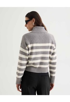 Saco Para Mujer Abierto Color Gris Marca Seven Seven #28330675