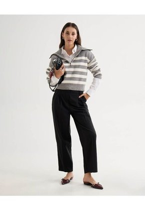 Saco Para Mujer Abierto Color Gris Marca Seven Seven #28330675