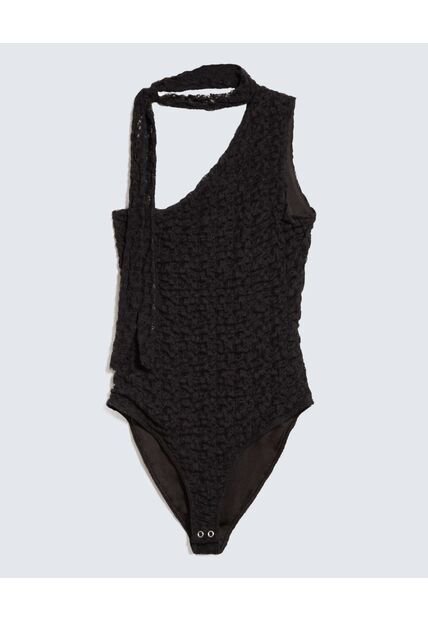 Camiseta Para Mujer Manga Sisa Moda Color Negro Marca Seven Seven #28096297