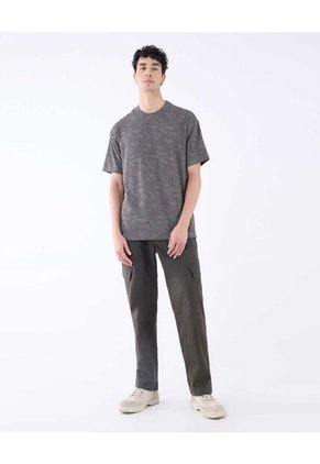 Camiseta Para Hombre Manga Corta Color Verde Oscuro Marca Seven Seven #45092588