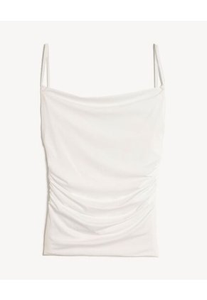 Camiseta Para Mujer Manga Sisa Moda Color Crudo Marca Seven Seven #28096481