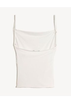 Camiseta Para Mujer Manga Sisa Moda Color Crudo Marca Seven Seven #28096481