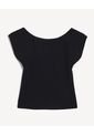 Camiseta Para Mujer Manga Corta Cuello Redondo Color Negro Marca Seven Seven #28096454 de Seven Seven