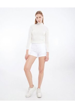 Short Para Mujer  Color Blanco Marca Seven Seven #28190856