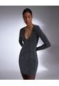 Vestido Para Mujer Manga Larga Color Negro Marca Seven Seven #28171146 de Seven Seven