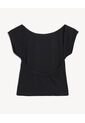 Camiseta Para Mujer Manga Corta Cuello Redondo Color Negro Marca Seven Seven #28096454 de Seven Seven