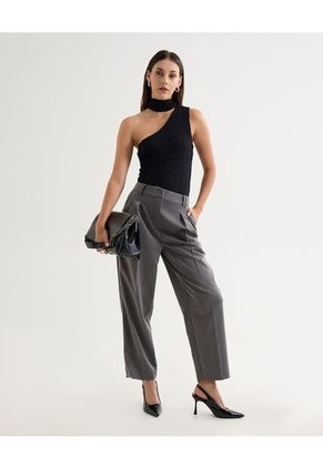 Camiseta Para Mujer Manga Sisa Moda Color Negro Marca Seven Seven #28096297