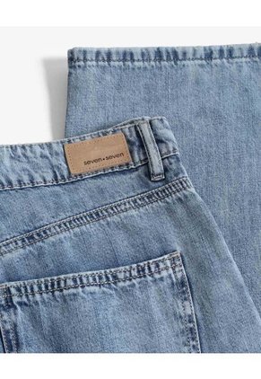 Jean Para Mujer Straight Color Azul Marca Seven Seven #28160995