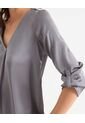 Blusa Para Mujer Manga 3/4 Color Gris Oscuro Marca Seven Seven #28123988 de Seven Seven