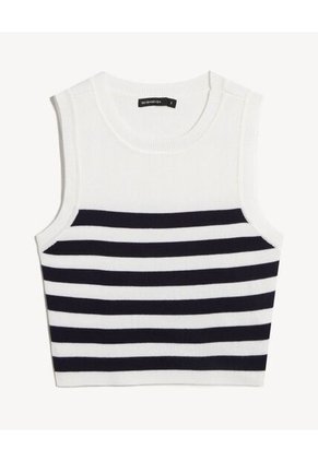 Camiseta Para Mujer Manga Sisa Cuello Redondo Color Blanco Marca Seven Seven #28096460