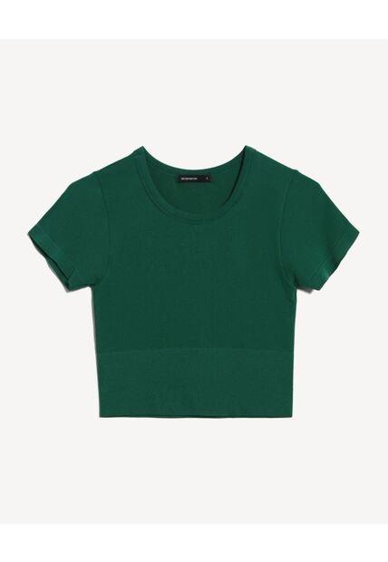 Camiseta Para Mujer Manga Corta Cuello Redondo Color Verde Marca Seven Seven #28096455
