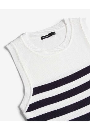 Camiseta Para Mujer Manga Sisa Cuello Redondo Color Blanco Marca Seven Seven #28096460