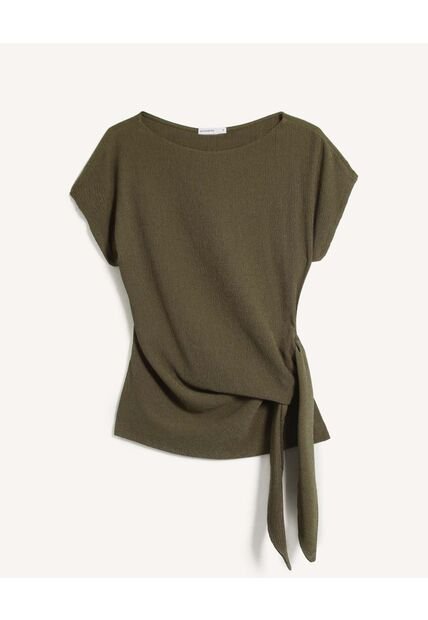 Camiseta Para Mujer Manga Corta Moda Color Verde Marca Seven Seven #28096468