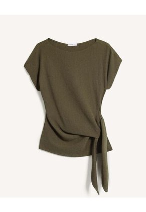 Camiseta Para Mujer Manga Corta Moda Color Verde Marca Seven Seven #28096468