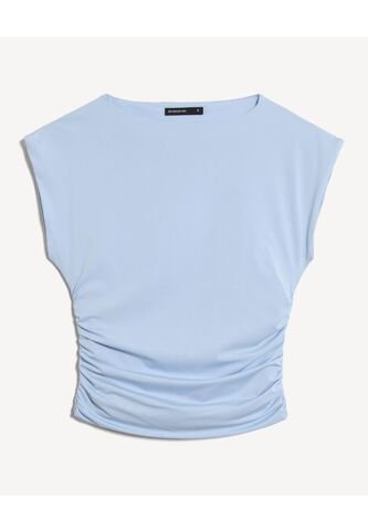 Camiseta Para Mujer Manga Corta Cuello Redondo Color Azul Marca Seven Seven #28096530 Seven Seven