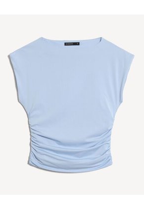 Camiseta Para Mujer Manga Corta Cuello Redondo Color Azul Marca Seven Seven #28096530