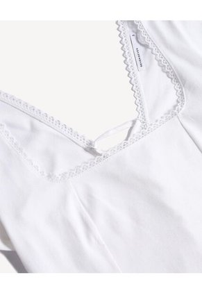 Camiseta Para Mujer Manga Corta Moda Color Blanco Marca Seven Seven #28096469