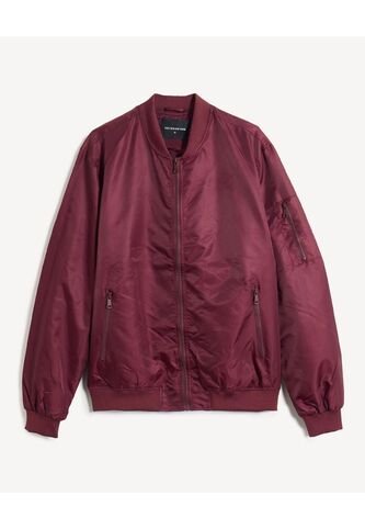 Chaqueta Bomber Con Cremallera  Para Hombre Rojo Seven Seven Seven Seven