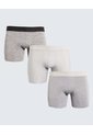 Pack X 3 Bóxer Jaspeados En Microfibra X3 Para Hombre Gris Seven Seven de Seven Seven