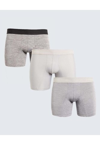 Pack X 3 Bóxer Jaspeados En Microfibra X3 Para Hombre Gris Seven Seven Seven Seven