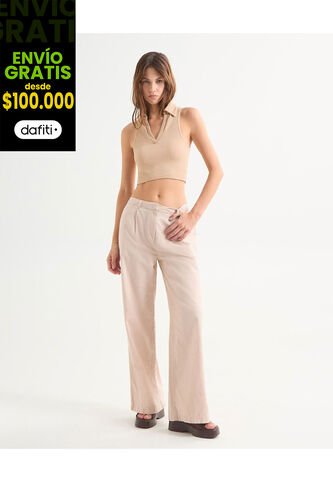 Pantalon Para Mujer  Color Marfil Marca Seven Seven #28071848 Seven Seven