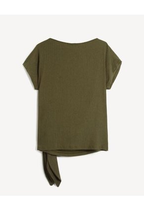 Camiseta Para Mujer Manga Corta Moda Color Verde Marca Seven Seven #28096468