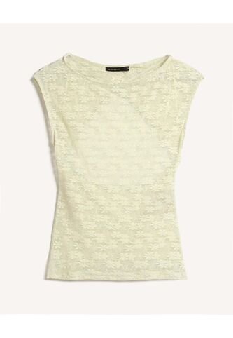 Camiseta Para Mujer Manga Corta Moda Color Amarillo Marca Seven Seven #28096487 Seven Seven