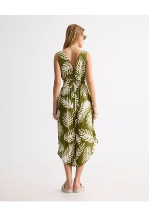 Enterizo Para Mujer Manga Sisa Color Verde Marca Seven Seven #28320439