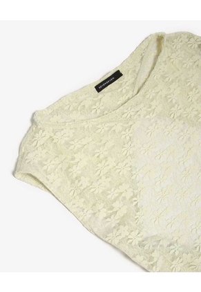 Camiseta Para Mujer Manga Corta Moda Color Amarillo Marca Seven Seven #28096487