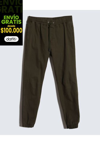 Pantalon Para Hombre Jogger Color Verde Oliva Marca Seven Seven #45071037 Seven Seven