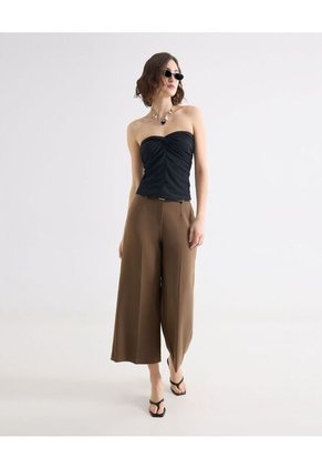 Camiseta Para Mujer Manga Sisa Moda Color Negro Marca Seven Seven #28096465