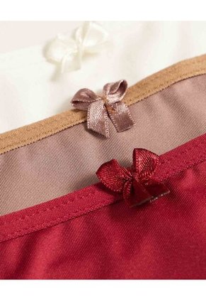 Panty Para Mujer Tanga Color Rojo Marca Seven Seven #28800103