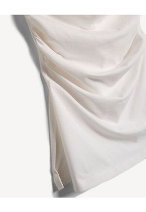 Camiseta Para Mujer Straple Color Marfil Marca Seven Seven #28096474