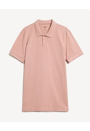 Polo Para Hombre Cuello Tejido Sin Bolsillo Color Rosado Marca Seven Seven #45110937