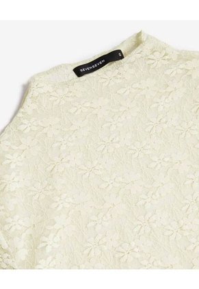 Camiseta Para Mujer Manga Larga Cuello Alto Color Amarillo Marca Seven Seven #28096491