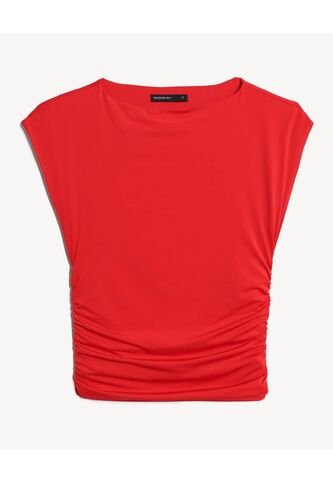 Camiseta Para Mujer Manga Corta Cuello Redondo Color Rojo Marca Seven Seven #28096529 Seven Seven