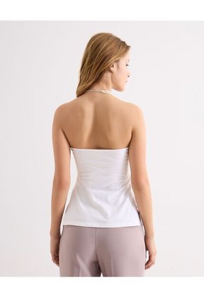 Camiseta Para Mujer Straple Color Marfil Marca Seven Seven #28096474