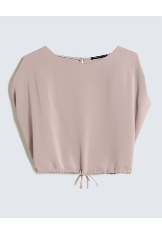 Blusa Para Mujer Manga Corta Color Taupe Marca Seven Seven #28123940 Seven Seven