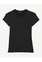 Camiseta Para Mujer Manga Corta Cuello Redondo Color Negro Marca Seven Seven #28096558 de Seven Seven